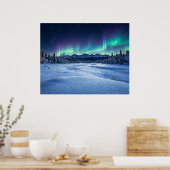 Polarlicht Poster (Küche)