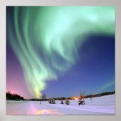 Polarlicht Poster (Vorne)