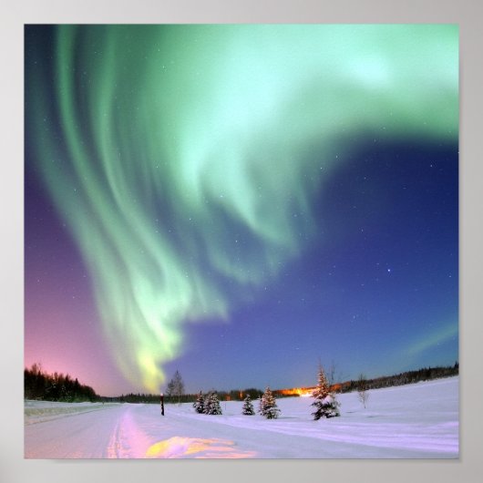 Polarlicht Poster (Vorne)