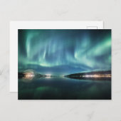 Polarlicht Postkarte (Vorne/Hinten)
