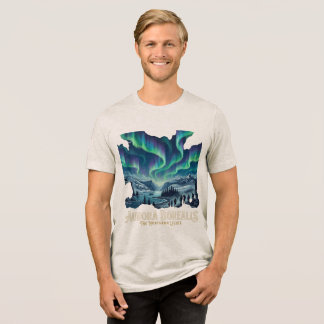 Polarlicht Tri-Blend Shirt