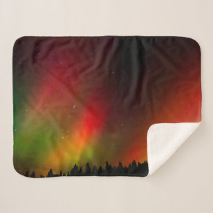 Polarlicht und Bäume Sherpadecke