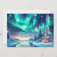 Polarlicht/Weihnachten/Winter
