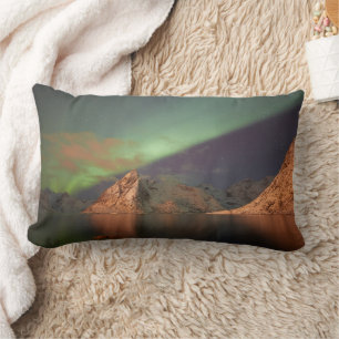Polarlichter, Aurora Borealis Lendenkissen