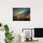 Polarlichter, Aurora Borealis Poster (Heimbüro)