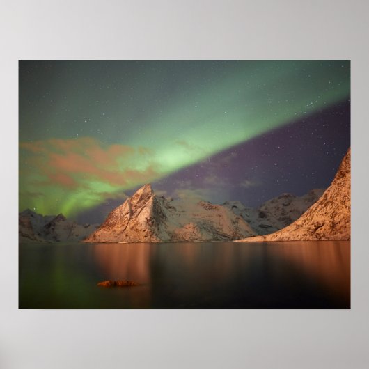 Polarlichter, Aurora Borealis Poster (Vorne)