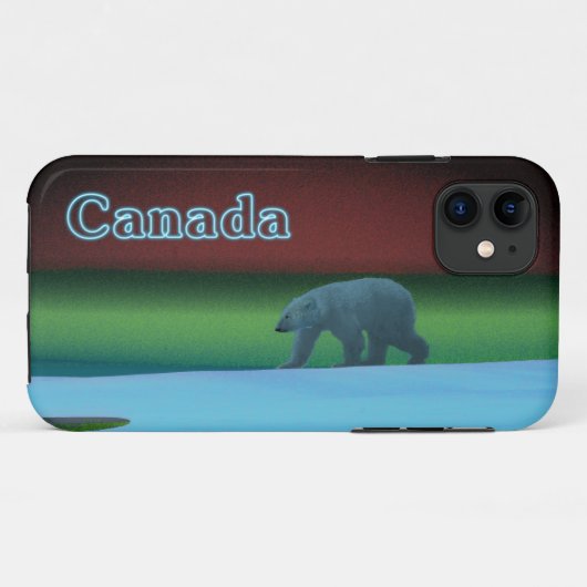 Polarlichter Case-Mate iPhone Hülle (Rückseite (Horizontal))