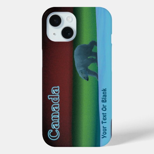 Polarlichter Case-Mate iPhone Hülle (Rückseite)