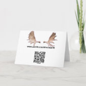 Polarlichter Feiertagskarte (Rückseite)