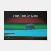 Polarlichter Fußmatte (Vorderseite)