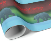 Polarlichter Geschenkpapier (Rolleneckpunkt)