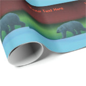 Polarlichter Geschenkpapier (Rolleneckpunkt)