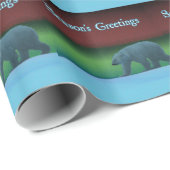 Polarlichter Geschenkpapier (Rolleneckpunkt)
