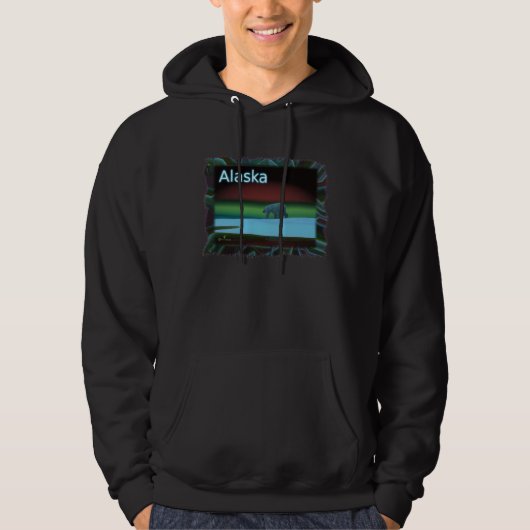 Polarlichter Hoodie (Vorderseite)
