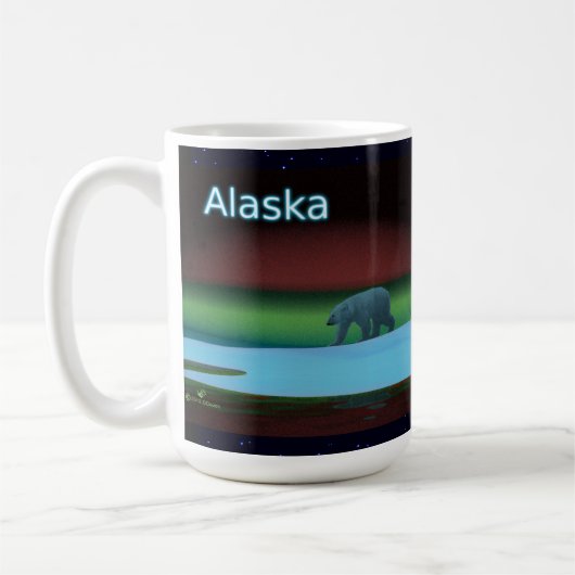 Polarlichter Kaffeetasse (Links)