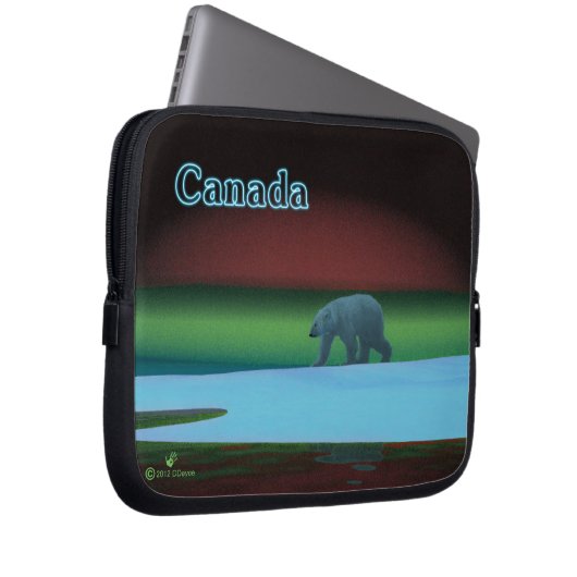 Polarlichter Laptopschutzhülle (Vorne Rechts)