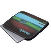 Polarlichter Laptopschutzhülle (Vorne Knopf)