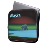 Polarlichter Laptopschutzhülle (Vorderseite Links)