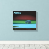 Polarlichter Leinwanddruck (Insitu (Holzboden))