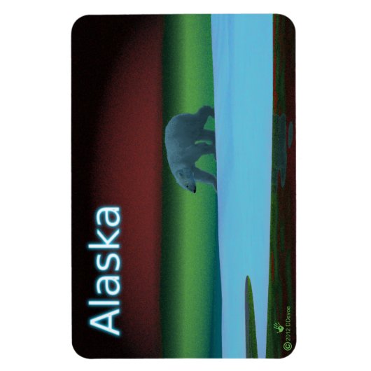 Polarlichter Magnet (Vertikal)