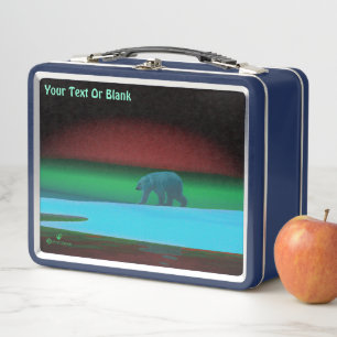 Polarlichter Metall Lunch Box