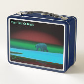 Polarlichter Metall Lunch Box (Rückseite)