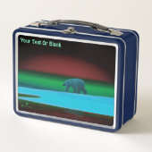 Polarlichter Metall Lunch Box (Vorderseite)