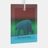 Polarlichter Ornament Aus Glas (Vorderseite Rechts)