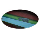 Polarlichter Schneidebrett (Ecke)