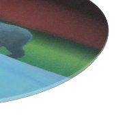 Polarlichter Schneidebrett (Ecke)