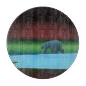 Polarlichter Schneidebrett (Vorderseite)