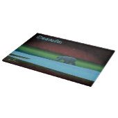 Polarlichter Schneidebrett (Ecke)