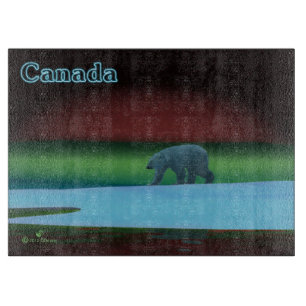 Polarlichter Schneidebrett