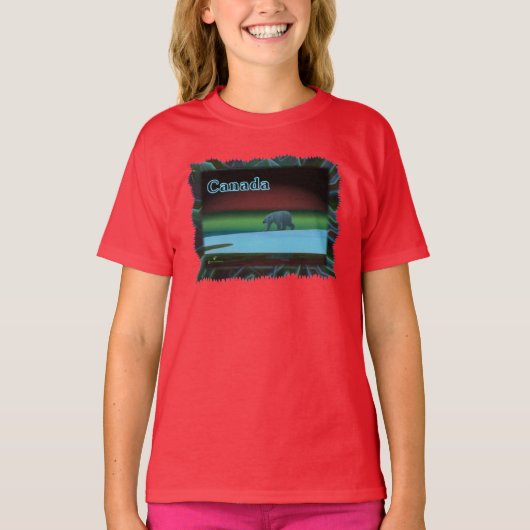 Polarlichter T-Shirt (Vorderseite)