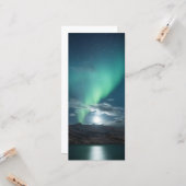 Polarlichter Vollmond Karte (Vorderseite/Rückseite Beispiel)