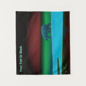 Polarlichter Wandteppich (Vorderseite)