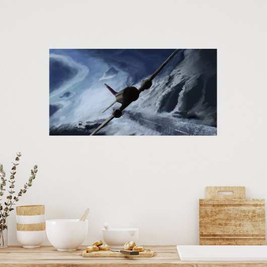 Polarluftfahrt Poster (Küche)