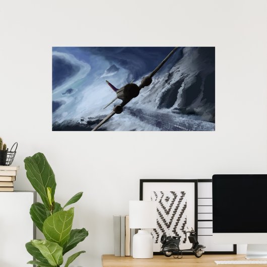 Polarluftfahrt Poster (Heimbüro)