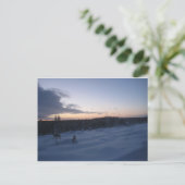 Polarnacht Postkarte (Stehend Vorderseite)