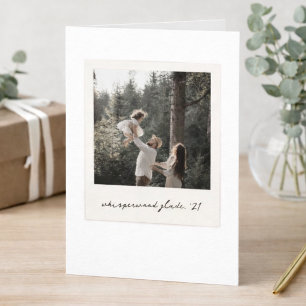Polaroid-Foto-Grußkarte   Individuelle Vintage-Kun Karte
