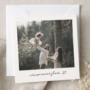 Polaroid-Foto-Notizkarte   Benutzerdefiniert Vinta Mitteilungskarte
