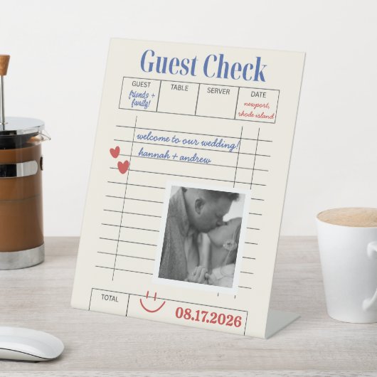 POLAROID Guest Check  Sockelschild (In SItu)