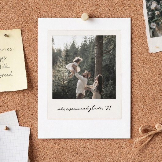 Polaroid Photo Postcard | Custom Vintage Retro Art Postkarte