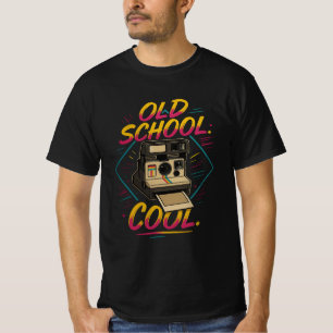 Polaroid-Retro-Camera-Shirt der alten Schule T-Shirt