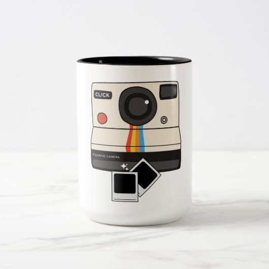polaroid zweifarbige tasse (Mittel)