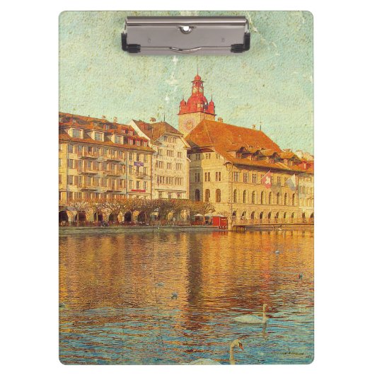 Polaroids from Lucerne Klemmbrett (Vorderseite)
