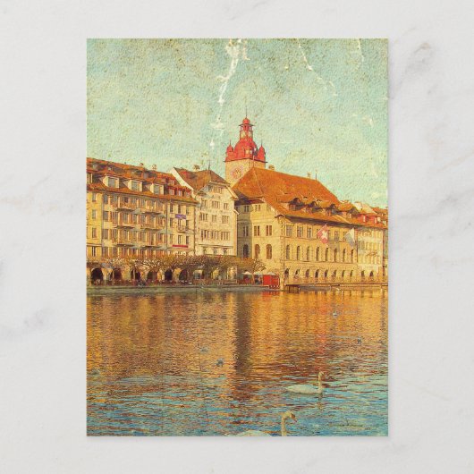 Polaroids from Lucerne Postkarte (Vorderseite)