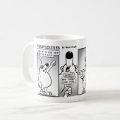 Polarplexities Cartoon-Streifen Kaffeetasse (Vorderseite Links)