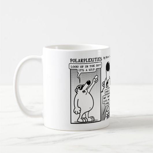 Polarplexities Cartoon-Streifen Kaffeetasse (Links)