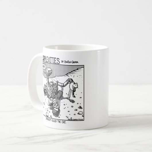 Polarplexities Cartoon-Streifen Kaffeetasse (Vorderseite Links)